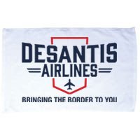 DeSantis Airlines Bringing The Border To You Funny Microfiber Hand Towel