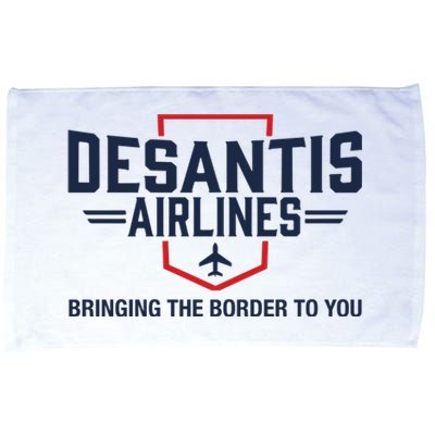 DeSantis Airlines Bringing The Border To You Funny Microfiber Hand Towel