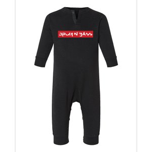 DRUM AND BASS Infant Fleece One Piece