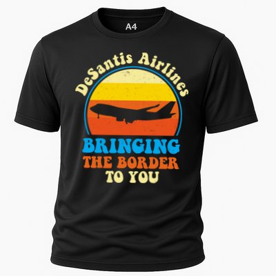 Desantis Airlines Brining The Boarder To You Funny Political Performance Shirt