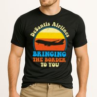 Desantis Airlines Brining The Boarder To You Funny Political Cooling Performance Crew T-Shirt