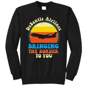 Desantis Airlines Brining The Boarder To You Funny Political Sweatshirt