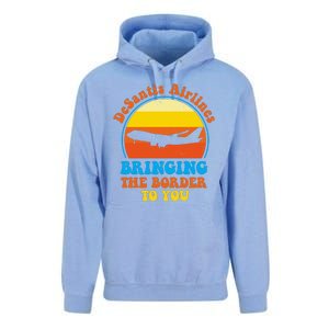 Desantis Airlines Brining The Boarder To You Funny Political Unisex Surf Hoodie