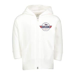 DeSantis Airlines Bringing The Border To You Toddler Zip Fleece Hoodie