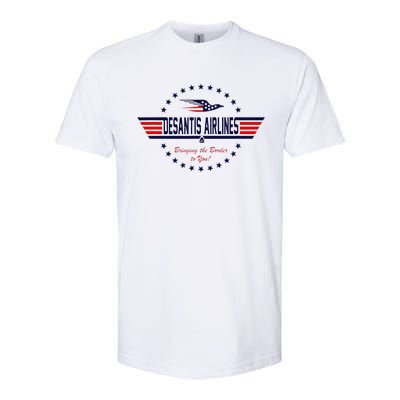 DeSantis Airlines Bringing The Border To You Softstyle CVC T-Shirt