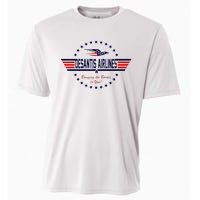 DeSantis Airlines Bringing The Border To You Cooling Performance Crew T-Shirt