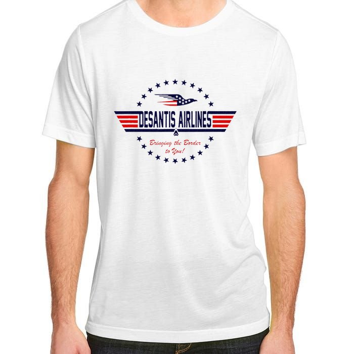 DeSantis Airlines Bringing The Border To You Adult ChromaSoft Performance T-Shirt