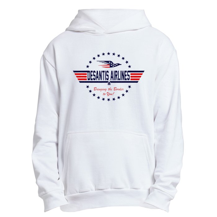 DeSantis Airlines Bringing The Border To You Urban Pullover Hoodie