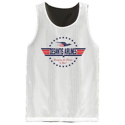 DeSantis Airlines Bringing The Border To You Mesh Reversible Basketball Jersey Tank