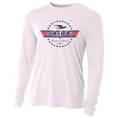 DeSantis Airlines Bringing The Border To You Cooling Performance Long Sleeve Crew