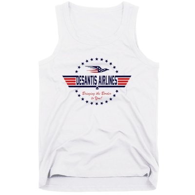 DeSantis Airlines Bringing The Border To You Tank Top