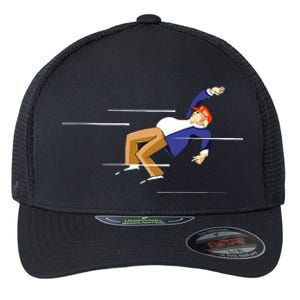 Dodging A Bullet Trump Shooting Flexfit Unipanel Trucker Cap