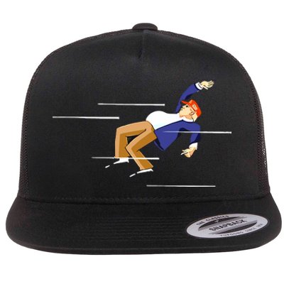 Dodging A Bullet Trump Shooting Flat Bill Trucker Hat