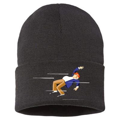 Dodging A Bullet Trump Shooting Sustainable Knit Beanie