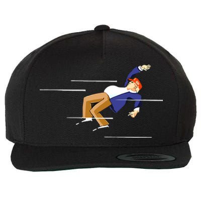 Dodging A Bullet Trump Shooting Wool Snapback Cap