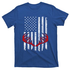 Deer Antler Bow Hunt 2020 Tee Whitetail Hunter American Flag Meaningful Gift T-Shirt