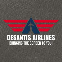 Desantis Airlines Bringing The Boarder To You Political Cotton Canvas Backpack