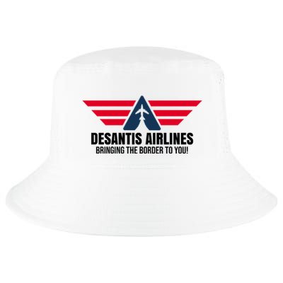 Desantis Airlines Bringing The Boarder To You Political Cool Comfort Performance Bucket Hat