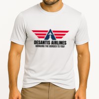 Desantis Airlines Bringing The Boarder To You Political Cooling Performance Crew T-Shirt