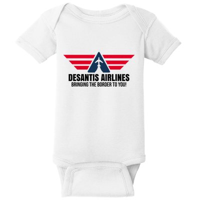 Desantis Airlines Bringing The Boarder To You Political Baby Bodysuit