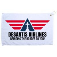 Desantis Airlines Bringing The Boarder To You Political Grommeted Golf Towel