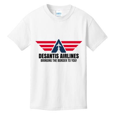 Desantis Airlines Bringing The Boarder To You Political Kids T-Shirt