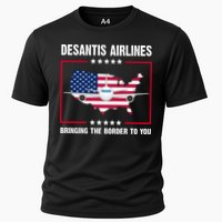 Desantis Airlines Brining The Border To You American Flag Performance Shirt