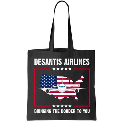 Desantis Airlines Brining The Border To You American Flag Bag