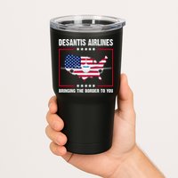 Desantis Airlines Brining The Border To You American Flag Tumbler