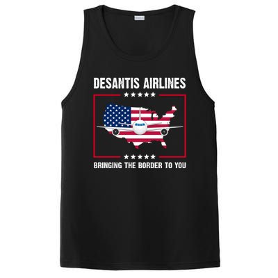 Desantis Airlines Brining The Border To You American Flag PosiCharge Competitor Tank