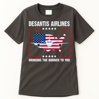 Desantis Airlines Brining The Border To You American Flag Tall T-Shirt