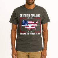 Desantis Airlines Brining The Border To You American Flag Tall T-Shirt