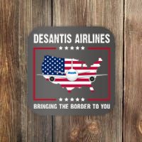 Desantis Airlines Brining The Border To You American Flag Coaster