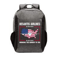 Desantis Airlines Brining The Border To You American Flag Vector Backpack