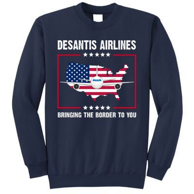 Desantis Airlines Brining The Border To You American Flag Sweatshirt