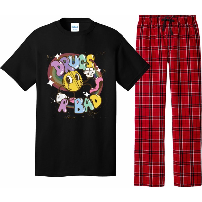 Drugs are bad - Funny Graphic Pajama Set