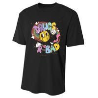 Drugs are bad - Funny Graphic Performance Sprint T-Shirt