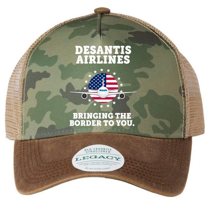 DeSantis Airlines Bringing The Boarder To You Legacy Tie Dye Trucker Hat