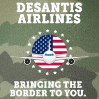 DeSantis Airlines Bringing The Boarder To You Legacy Tie Dye Trucker Hat