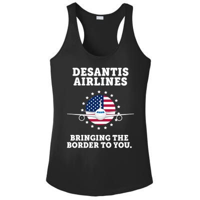 DeSantis Airlines Bringing The Boarder To You Ladies PosiCharge Competitor Racerback Tank