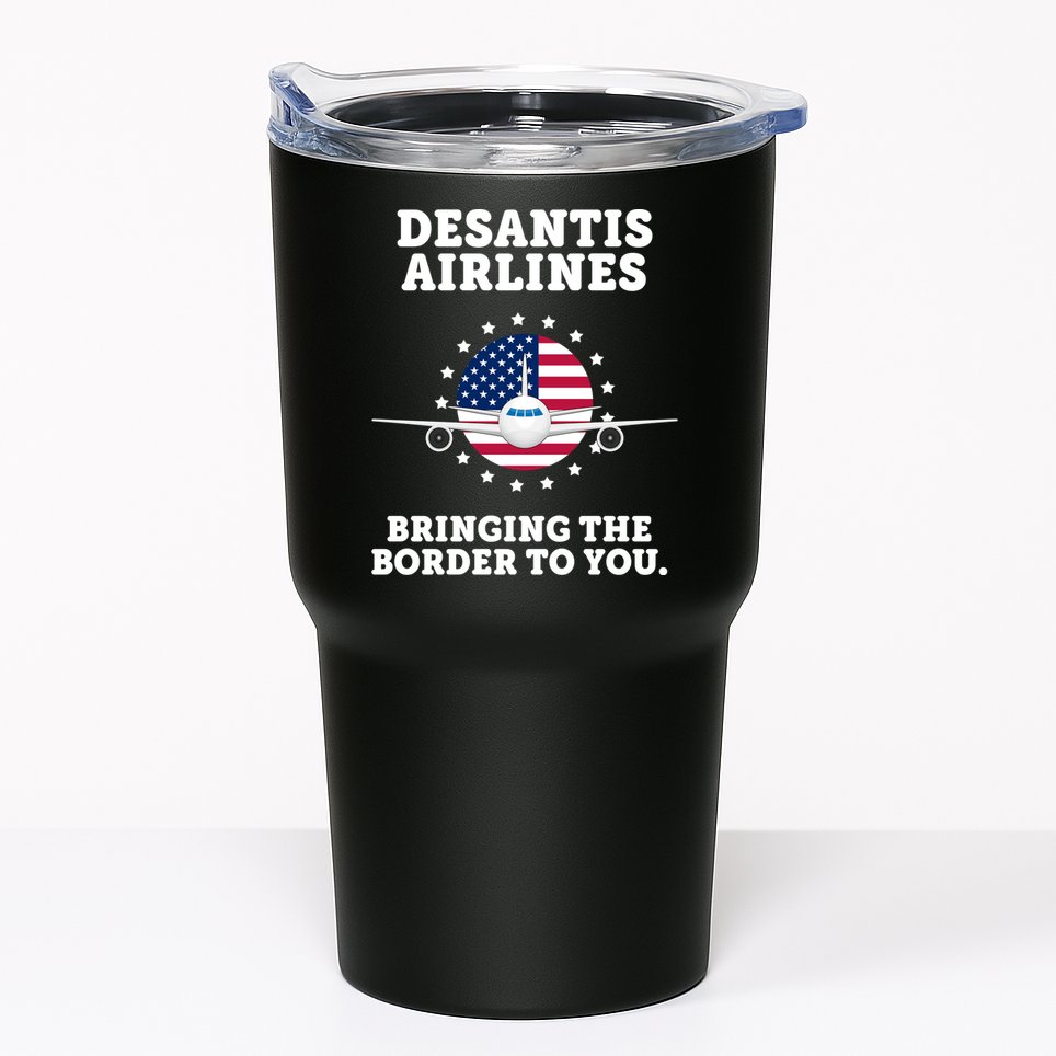 DeSantis Airlines Bringing The Boarder To You Tumbler
