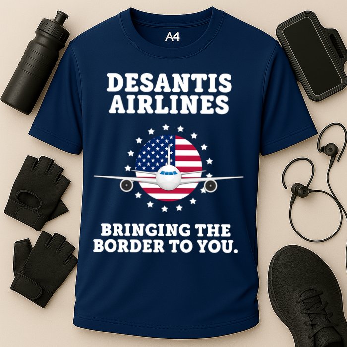 DeSantis Airlines Bringing The Boarder To You Performance Shirt