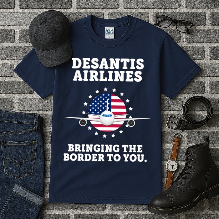 DeSantis Airlines Bringing The Boarder To You Tall T-Shirt