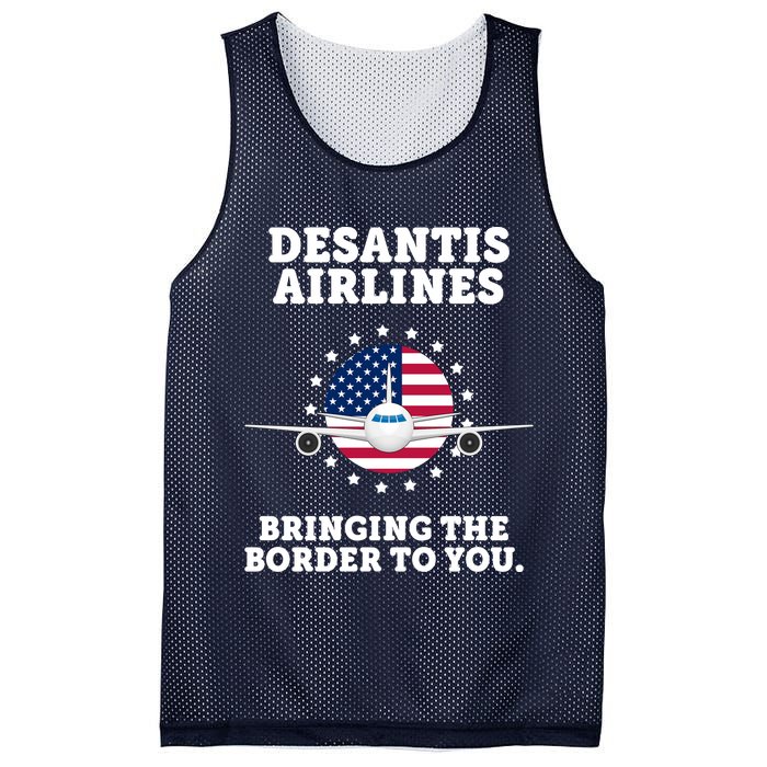 DeSantis Airlines Bringing The Boarder To You Mesh Reversible Basketball Jersey Tank