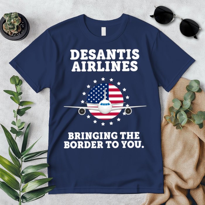 DeSantis Airlines Bringing The Boarder To You Premium T-Shirt