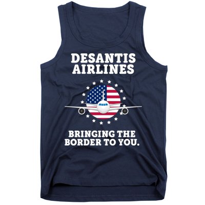 DeSantis Airlines Bringing The Boarder To You Tank Top