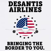 DeSantis Airlines Bringing The Boarder To You Garment-Dyed Sweatshirt
