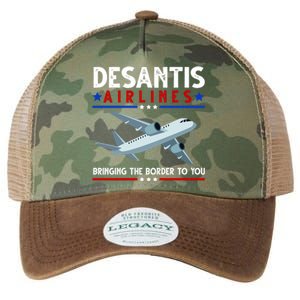 Desantis Airlines Bringing The Border To You Legacy Tie Dye Trucker Hat