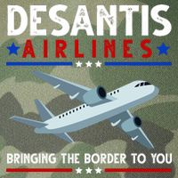 Desantis Airlines Bringing The Border To You Legacy Tie Dye Trucker Hat