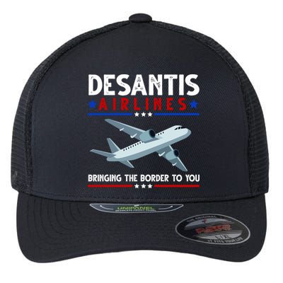 Desantis Airlines Bringing The Border To You Flexfit Unipanel Trucker Cap